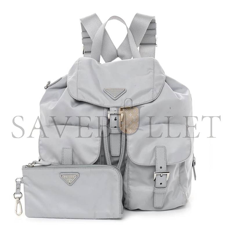 PRADA TESSUTO NYLON VELA SMALL BACKPACK LIGHT 1BZ811 (32*31*15cm)